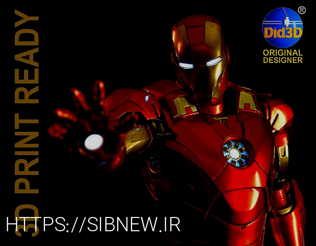 IRON MAN Mark 7 HQ 62cm 1-3Scale 3D Print Ready